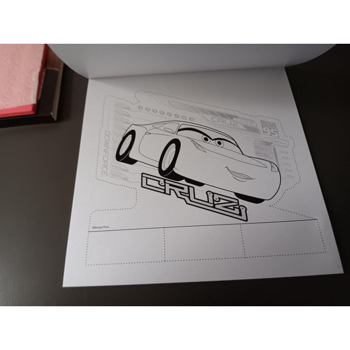 Disney Cars prikblok Cruz Ramirez | 21x21 cm | Angelique’s Kringloop