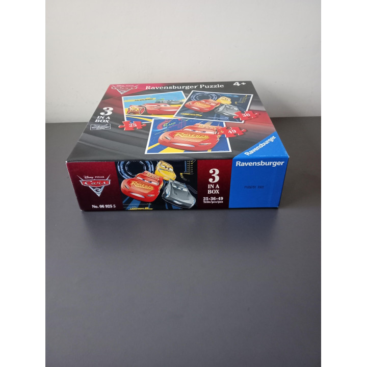 Ravensburger Cars 3 puzzel set 3 in 1 (25 36 49 stukjes)