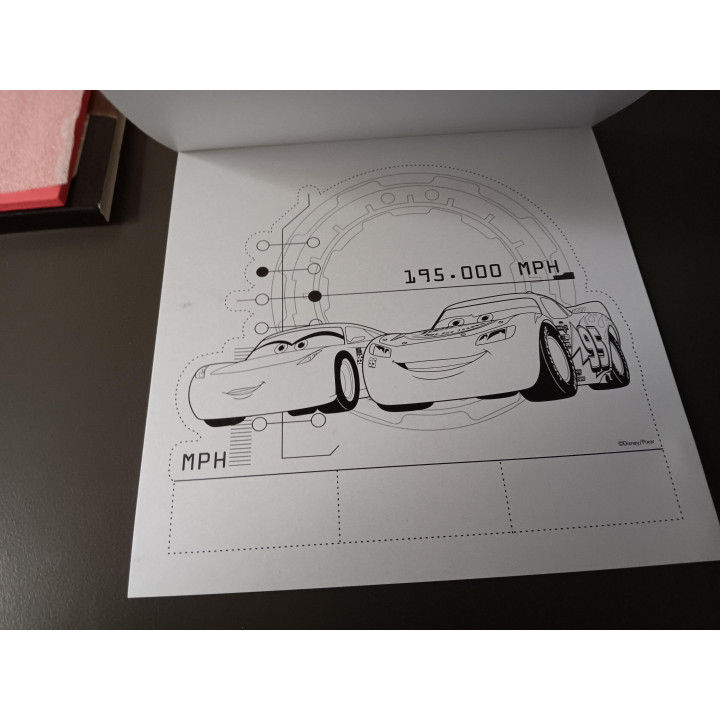 Disney Cars prikblok Cruz Ramirez | 21x21 cm | Angelique’s Kringloop