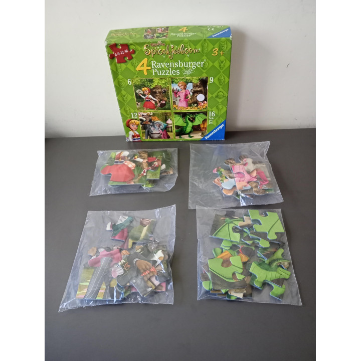 Ravensburger Sprookjesboom puzzel set 4 in 1