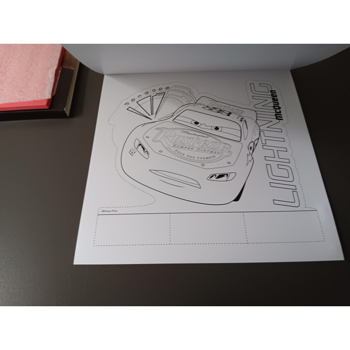 Disney Cars prikblok Cruz Ramirez | 21x21 cm | Angelique’s Kringloop
