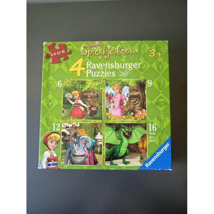Ravensburger Sprookjesboom puzzel set 4 in 1