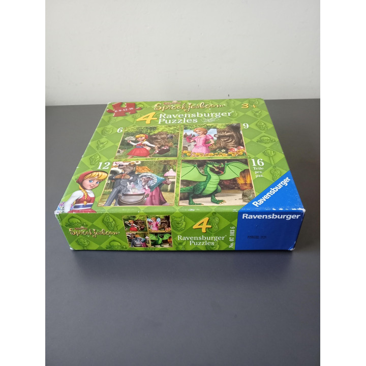 Ravensburger Sprookjesboom puzzel set 4 in 1
