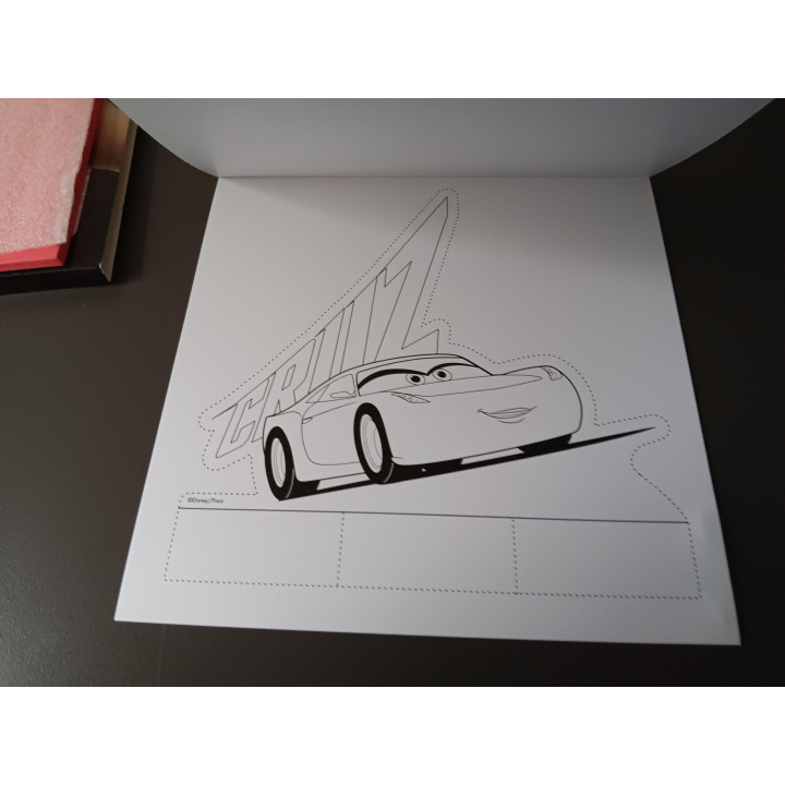 Disney Cars prikblok Cruz Ramirez | 21x21 cm | Angelique’s Kringloop