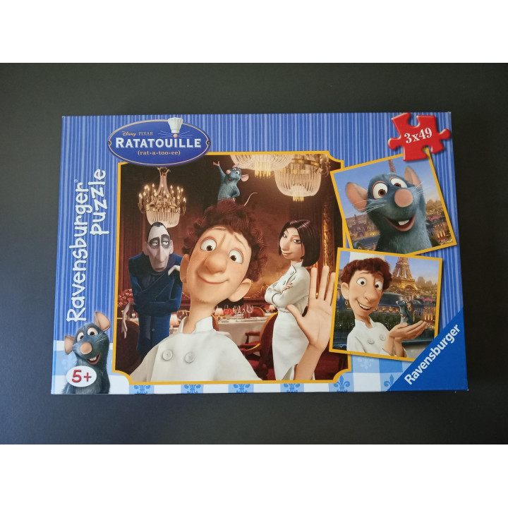 Ravensburger Ratatouille puzzel 3x49 stukjes