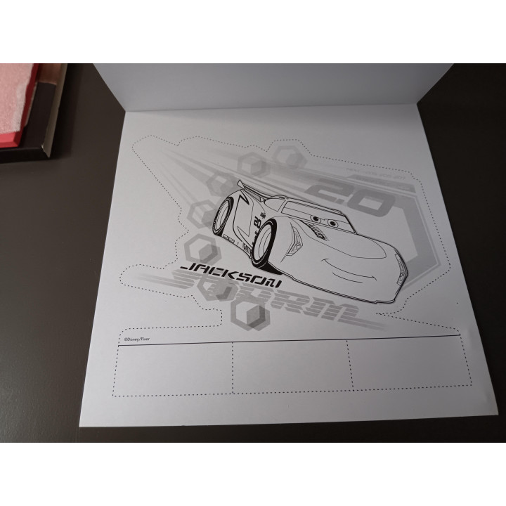Disney Cars prikblok Cruz Ramirez | 21x21 cm | Angelique’s Kringloop