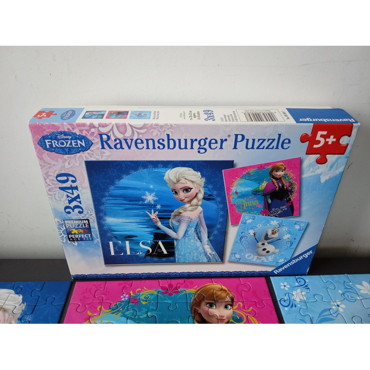 Ravensburger Frozen puzzel 3x49 stukjes Elsa Anna Olaf