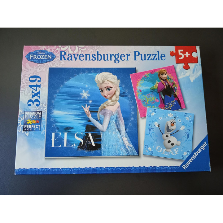 Ravensburger Frozen puzzel 3x49 stukjes Elsa Anna Olaf