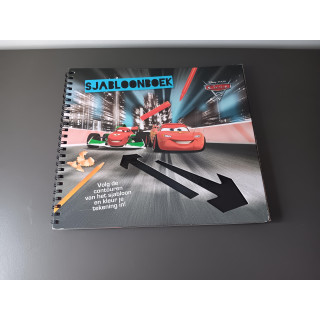 Disney Cars sjabloonboek met tekensjablonen