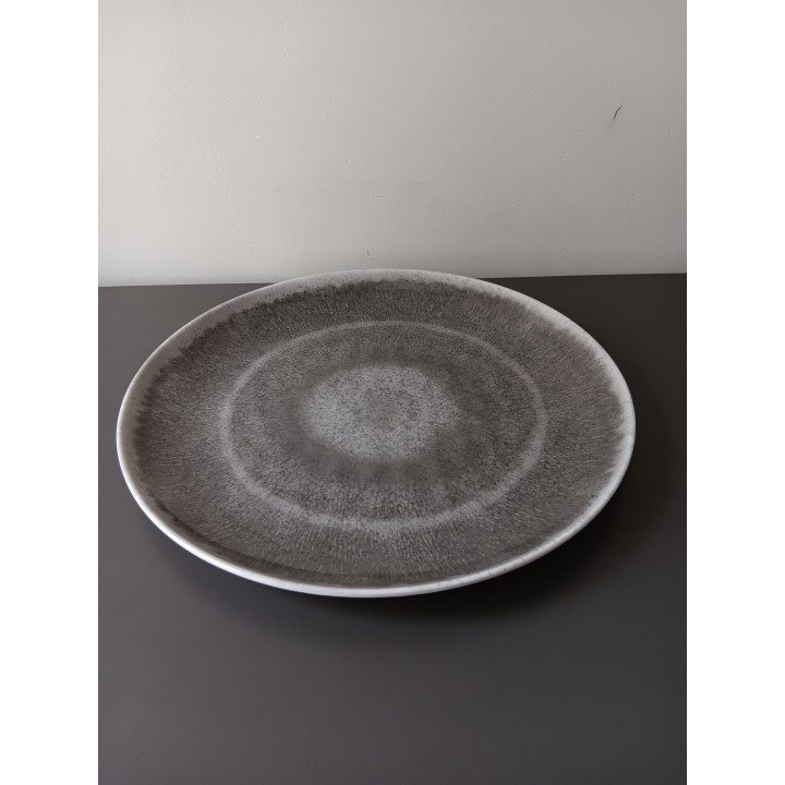 Groot serveerbord schaal grijs 27,5 cm Excellent Houseware