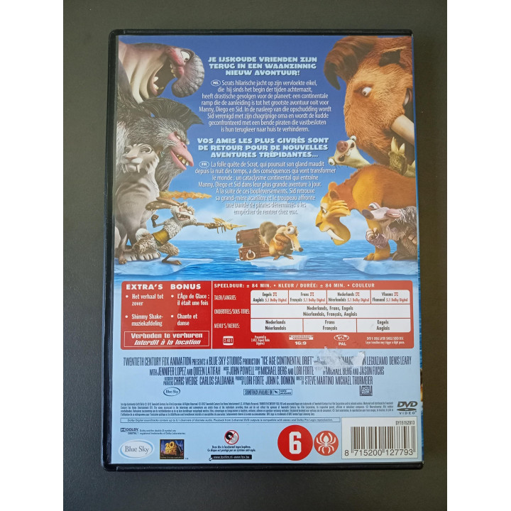 Ice Age 4 Continental Drift DVD