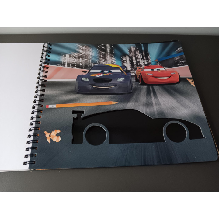 Disney Cars sjabloonboek met tekensjablonen