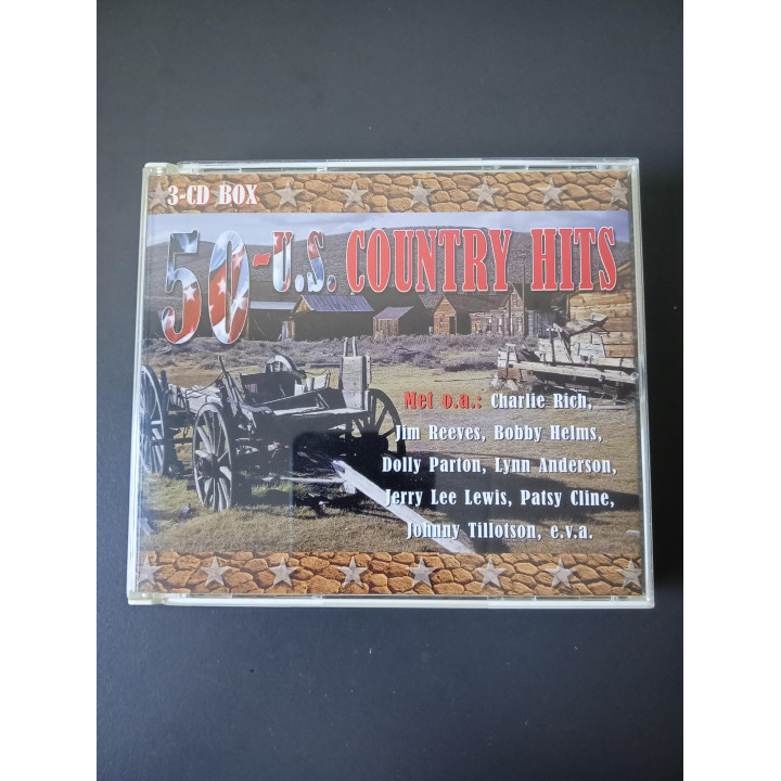 50 U.S. Country Hits 3-CD Box diverse artiesten
