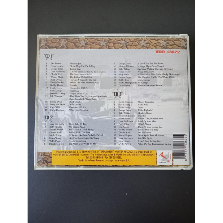 50 U.S. Country Hits 3-CD Box diverse artiesten