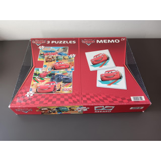 Disney Cars - 3 Puzzels + Memory Spel (Clementoni)
