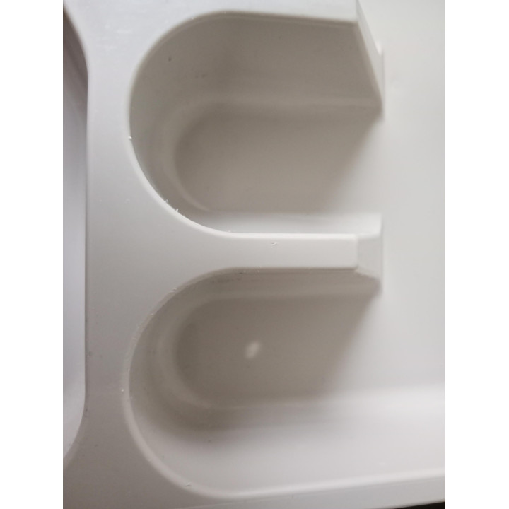 Bestekbak/lade organizer kunststof beige