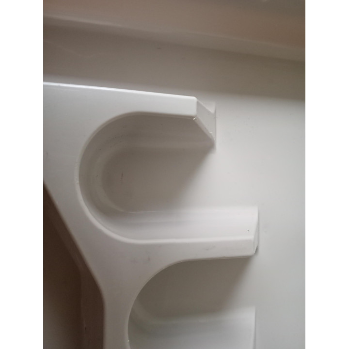 Bestekbak/lade organizer kunststof beige