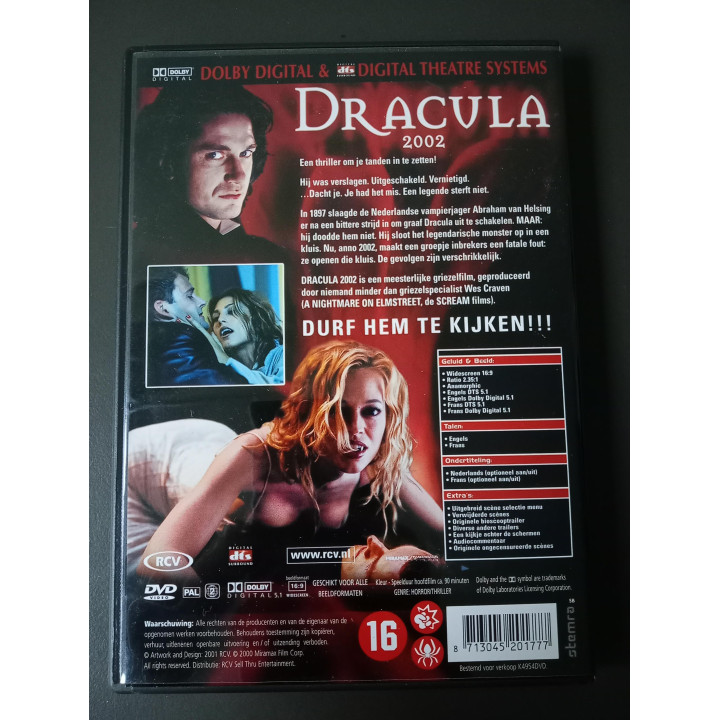 Dracula 2002 DVD