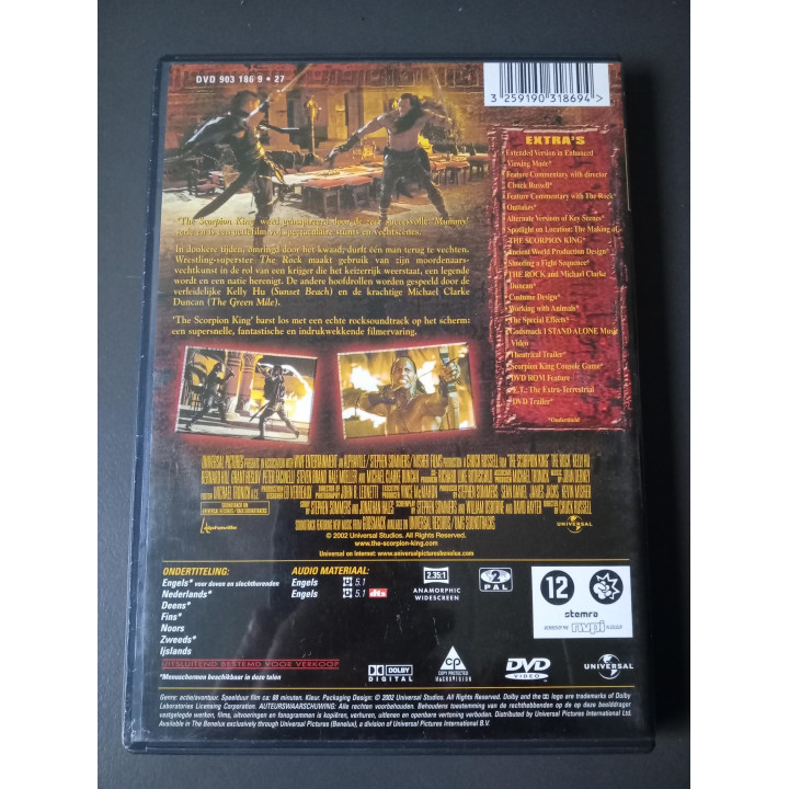 The Scorpion King DVD