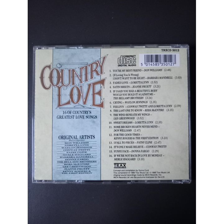 Country Love CD