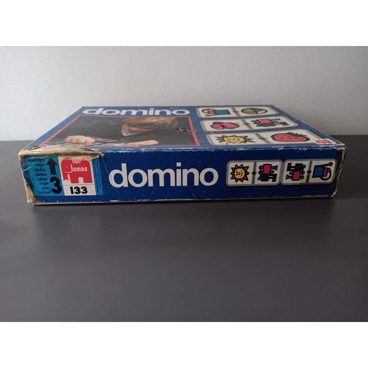 Vintage Jumbo dominospel kleuren en figuren