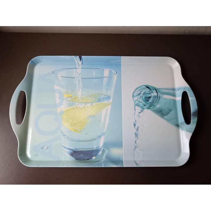 Dienblad met waterprint en handvatten