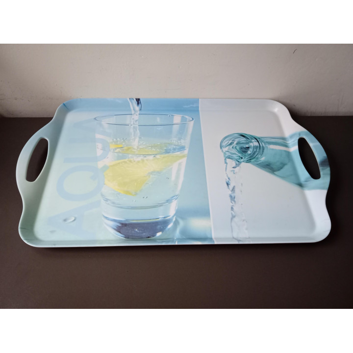 Dienblad met waterprint en handvatten