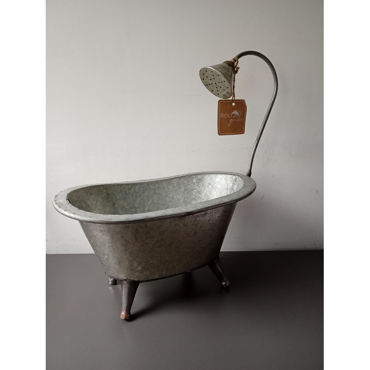 Decoratief metalen badkuip plantenbak met douche Boltz Garden