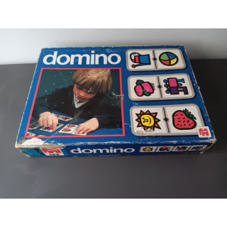 Vintage Jumbo dominospel kleuren en figuren