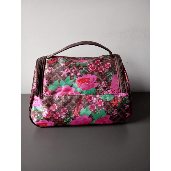 True Spirit toilettas bloemen roze make-up tas