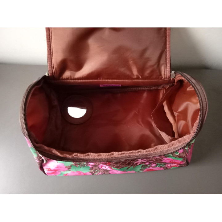 True Spirit toilettas bloemen roze make-up tas