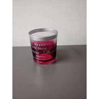 Paarsrode waxinelichthouder glas | Sunrise Beach