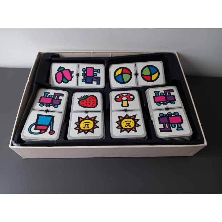 Jumbo Domino - Kleuren & Figuren (Vintage, compleet)