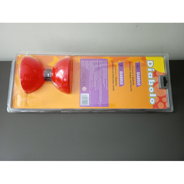 Diabolo set met houten stokjes | Angelique’s Kringloop