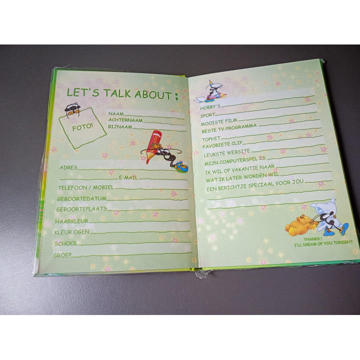My Best Friends vriendenboekje groen | Angelique’s Kringloop