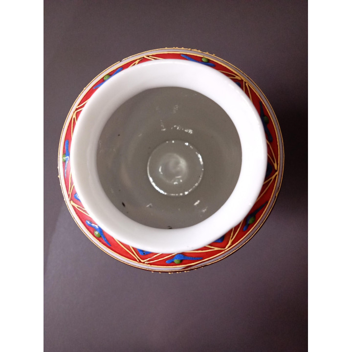 Vintage handgeschilderde Satsuma stijl vaas | Angelique’s Kringloop