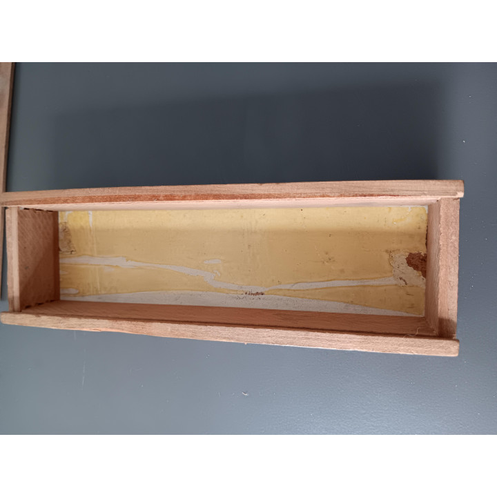 Houten Domino - Set in Schuifkistje (Vintage, compleet)