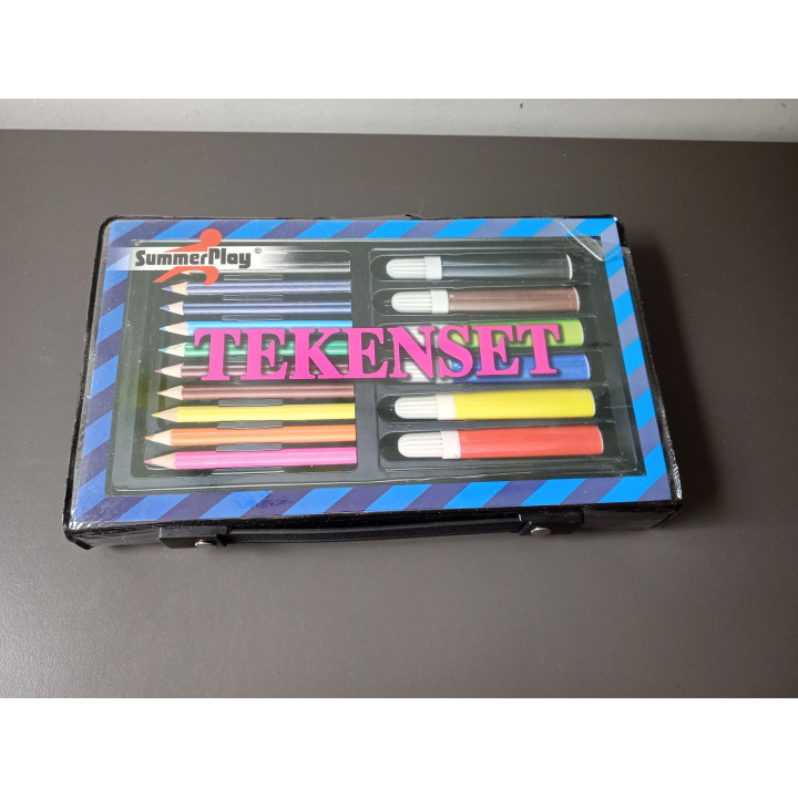 SummerPlay tekenset kleurpotloden en waskrijt | Angelique’s Kringloop