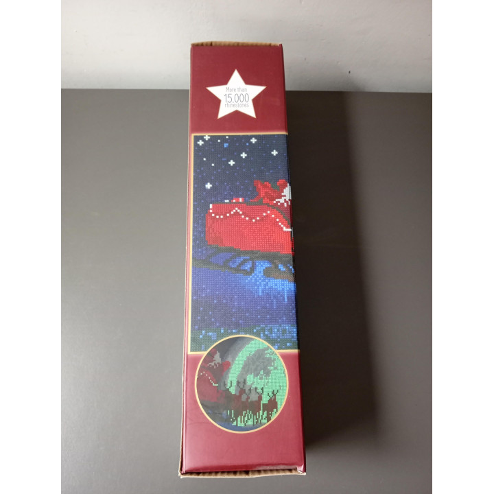 Diamond Painting Glow in the Dark Kerstman | Angelique’s Kringloop