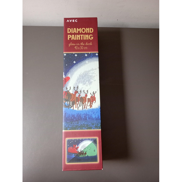 Diamond Painting Glow in the Dark Kerstman | Angelique’s Kringloop