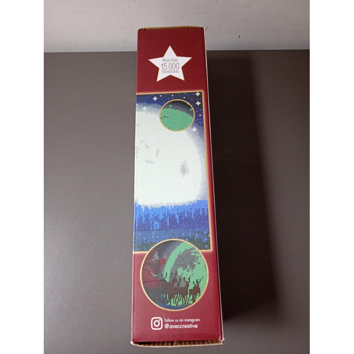 Diamond Painting Glow in the Dark Kerstman | Angelique’s Kringloop