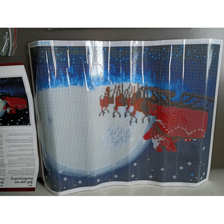Diamond Painting Glow in the Dark Kerstman | Angelique’s Kringloop