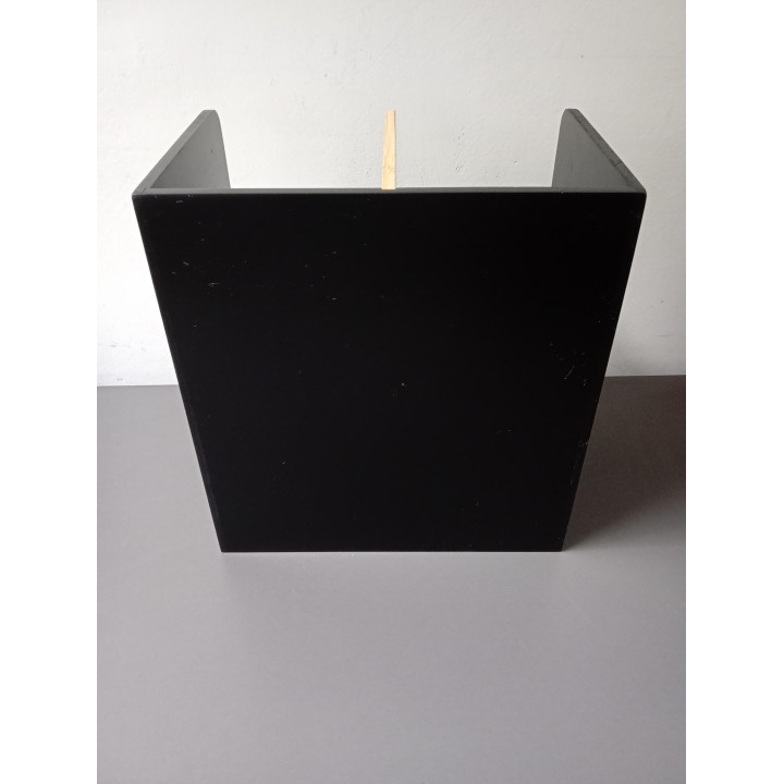 Bureau organizer zwart en bamboe | Angelique’s Kringloop