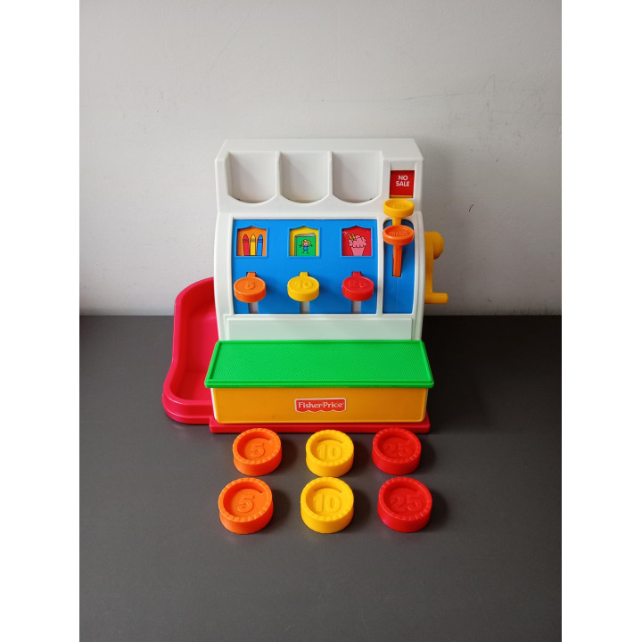 Fisher-Price speelgoed kassa vintage | Angelique’s Kringloop
