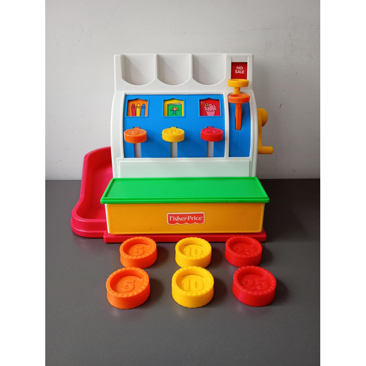 Fisher-Price speelgoed kassa vintage | Angelique’s Kringloop