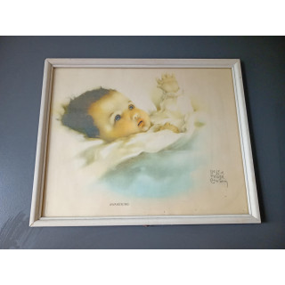 Vintage baby afbeelding Awakening | Angelique’s Kringloop