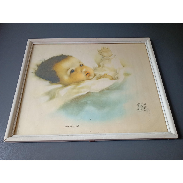 Vintage baby afbeelding Awakening | Angelique’s Kringloop
