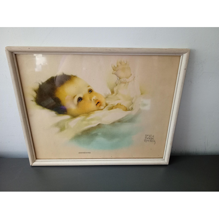 Vintage baby afbeelding Awakening | Angelique’s Kringloop