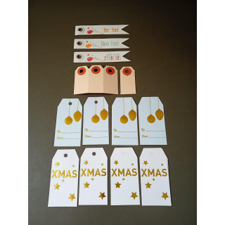 Kerst cadeau labels set 15 stuks | Angelique’s Kringloop