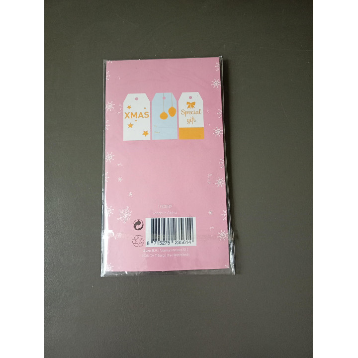 Kerst cadeau labels set 15 stuks | Angelique’s Kringloop